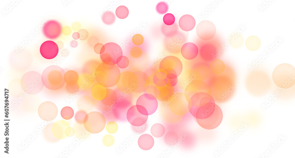 Colorful Bokeh Light Burst
