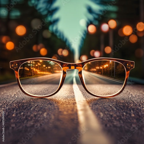 glasses on the road Generative AI