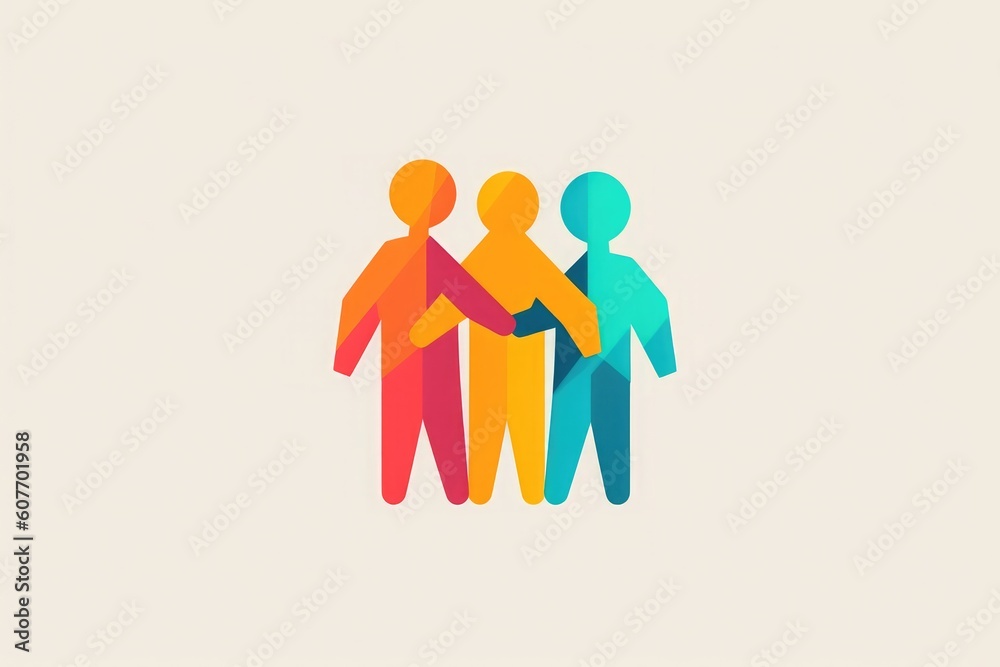 International Day of Friendship. Logo, vector Illustration. Generative AI International Day of Friendship. Logo, vector Illustration. Generative AI