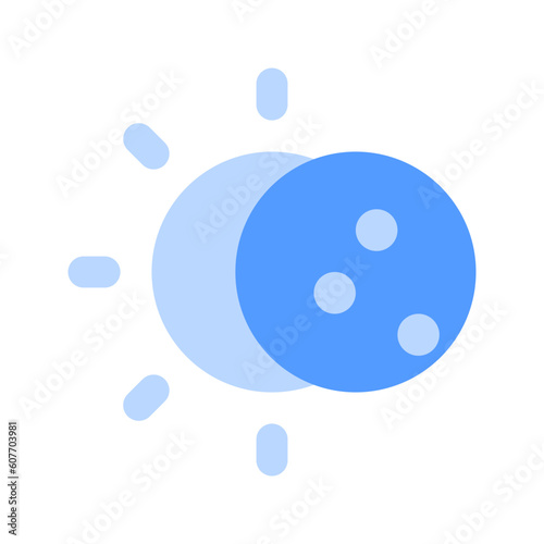 eclipse duotone icon