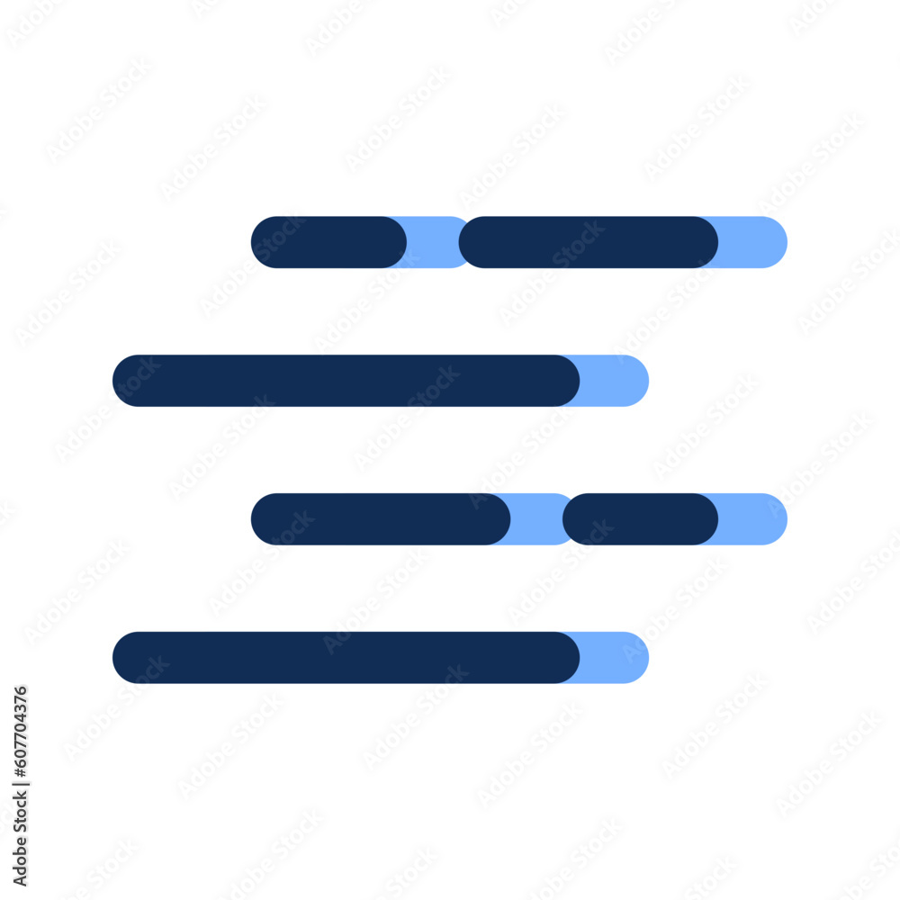 Obraz premium fog filled line icon