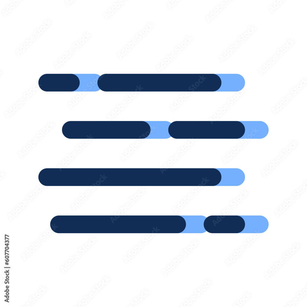 Obraz premium fog filled line icon