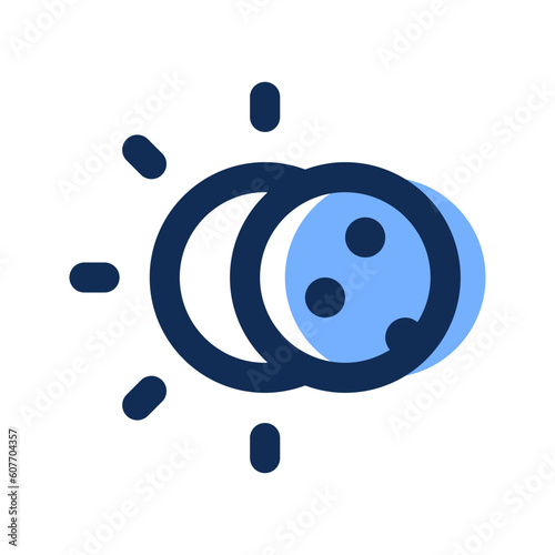 eclipse filled line icon