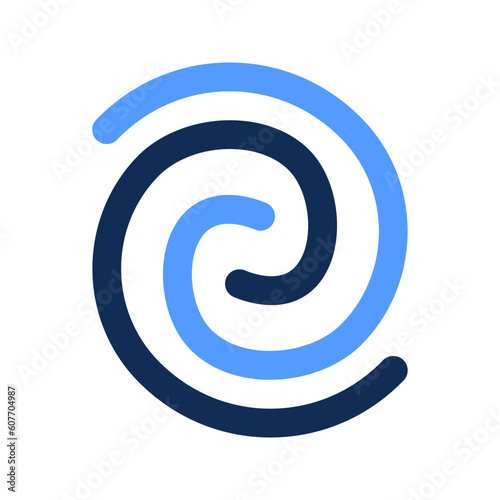 cyclone outline color icon