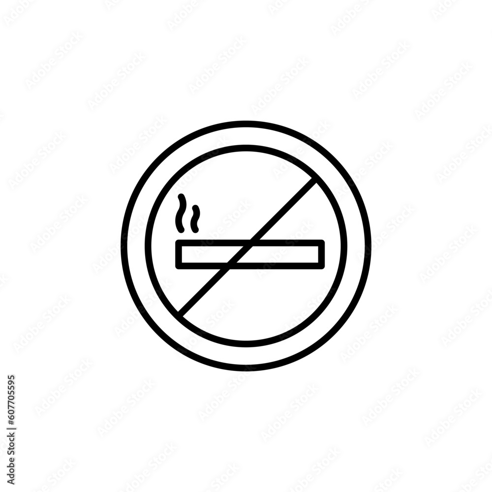 Non-smoking area icon Non-smoking area icon