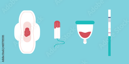 female hygiene products women uterus sanitary napkin tampon