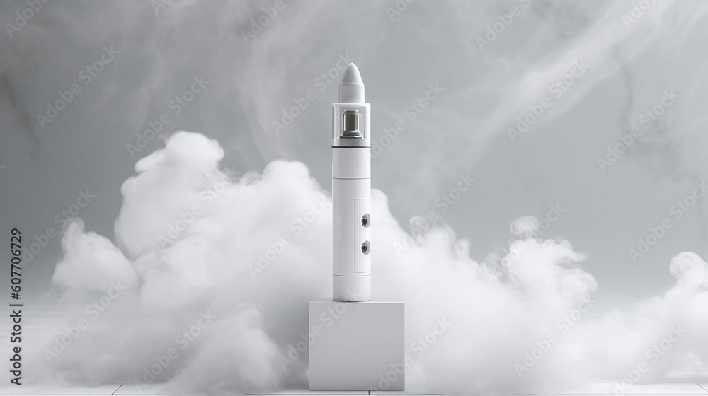 AI generative image about cool, clean and new vapers product background image