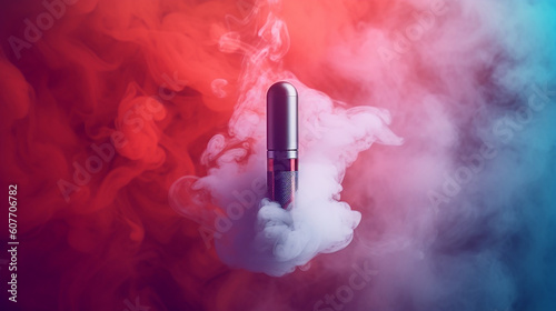AI generative image about cool, clean and new vapers product background image 