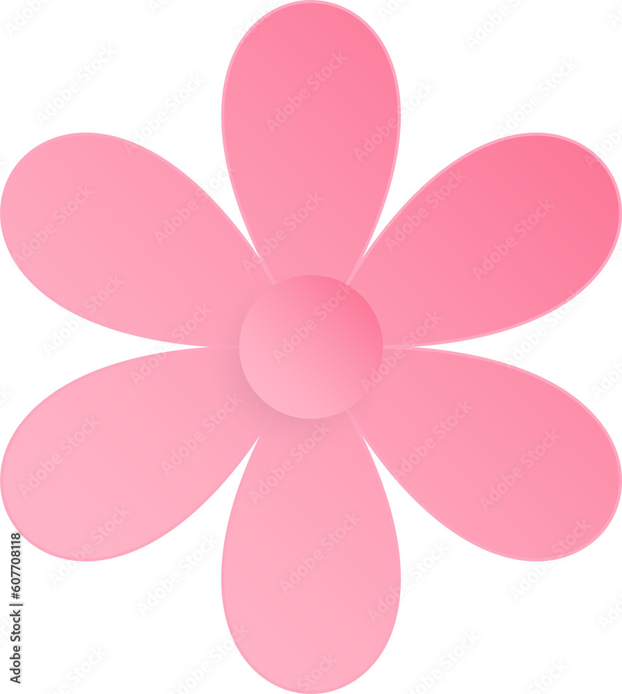 Flower, Element of floral paper cut. Paper cut of flower shape and spring symbol. Flower, Element of floral paper cut. Paper cut of flower shape and spring symbol.