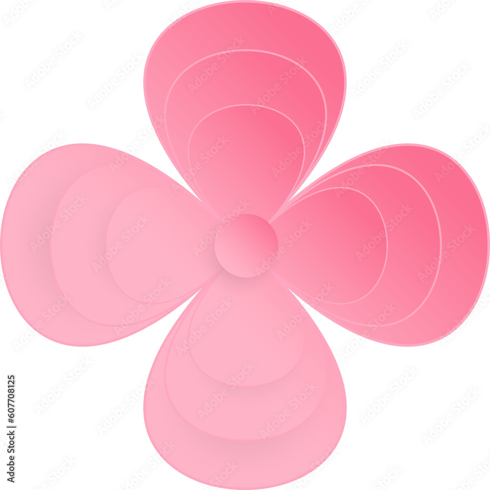 Flower, Element of floral paper cut. Paper cut of flower shape and spring symbol. Flower, Element of floral paper cut. Paper cut of flower shape and spring symbol.