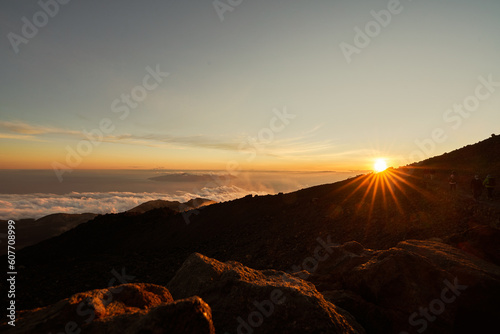 Sonnenuntergang am Teide, Teneriffa