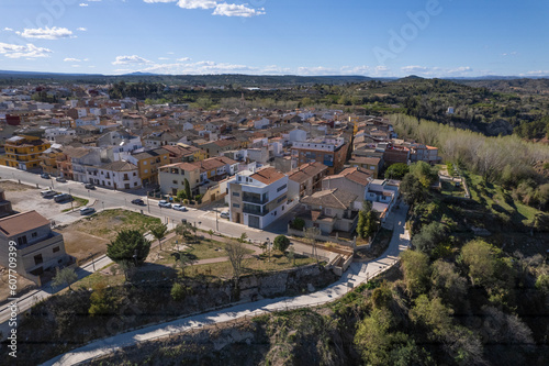 Aerial view of Anna, Valencia, Spain. photo