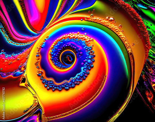 abstract background with spiral