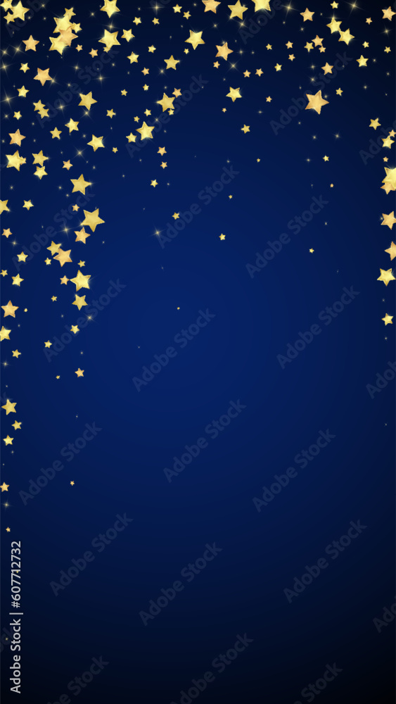Magic stars vector overlay. Gold stars scattered Magic stars vector overlay. Gold stars scattered
