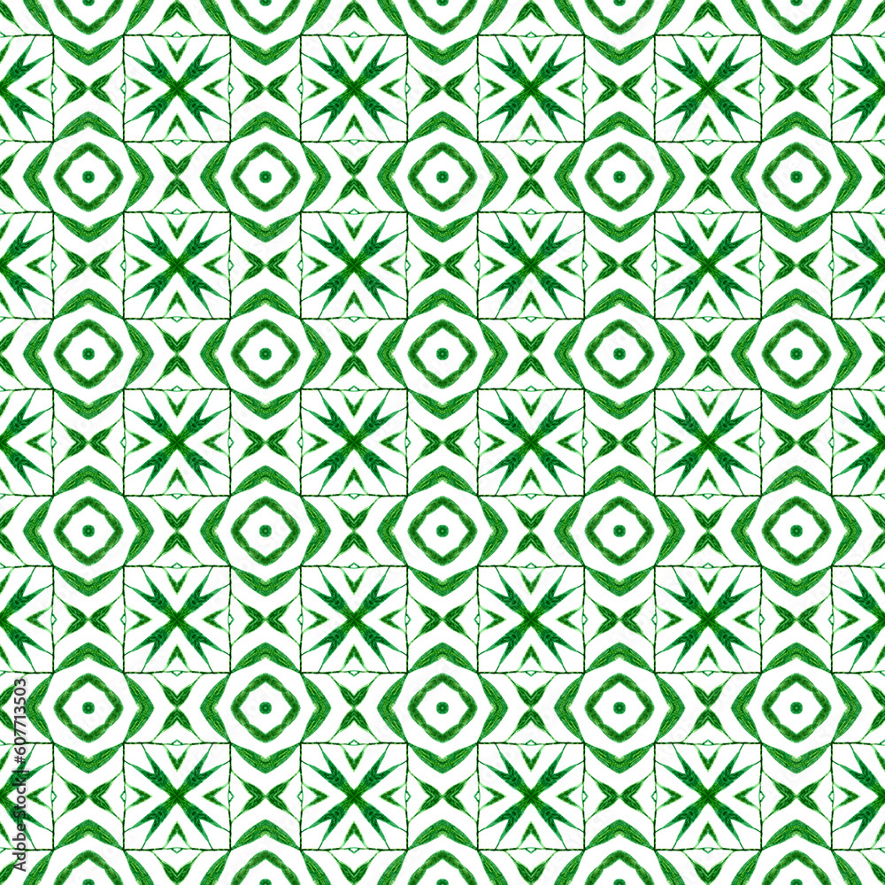 Organic tile. Green terrific boho chic summer Organic tile. Green terrific boho chic summer