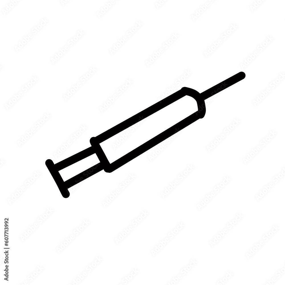 syringe hospital tool medical hand drawn doodle syringe hospital tool medical hand drawn doodle