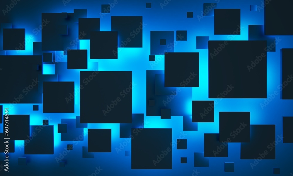 3d background images illustration. technology hi-tech rendering. 3d geometric abstract wallpaper. digital design graphic art. futuristic tech element. display decoration poster template backdrop space