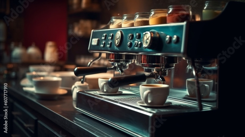 Coffee maker machine. Generative Ai
