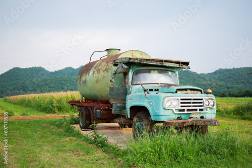 Vintage cars that used to be used in corn fields, sugar cane fields