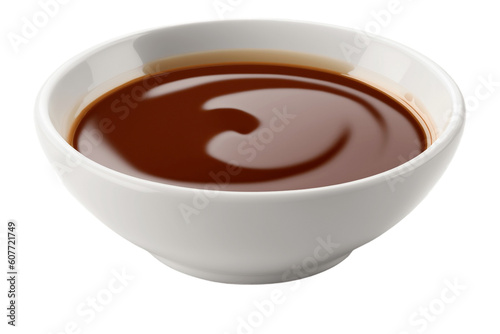 Bowl of Barbecue Sauce, Isolated on Transparent Background, Generative Ai