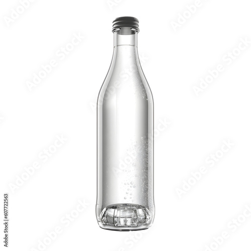 clear bottle isolated transparent background