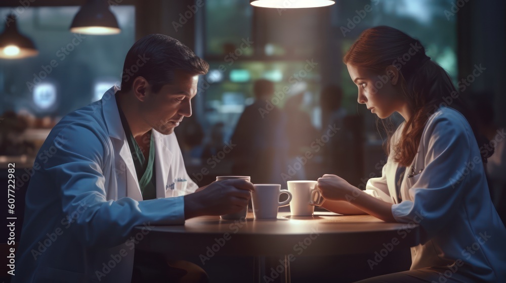 couple drinking coffee in cafe couple drinking coffee in cafe