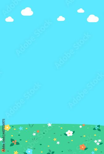 背景イラスト_草原