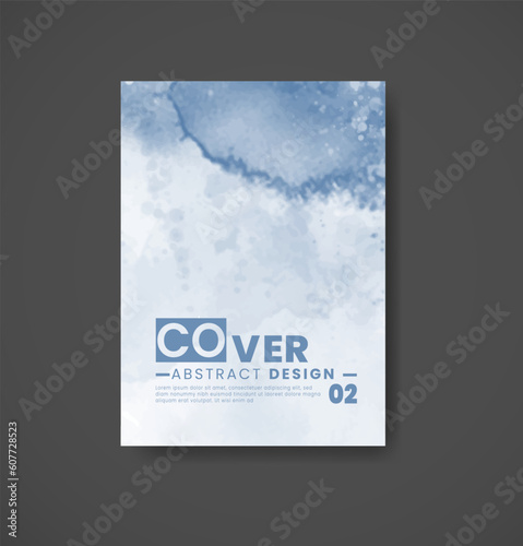Cards with watercolor background. Design for your cover  date  postcard  banner  logo.