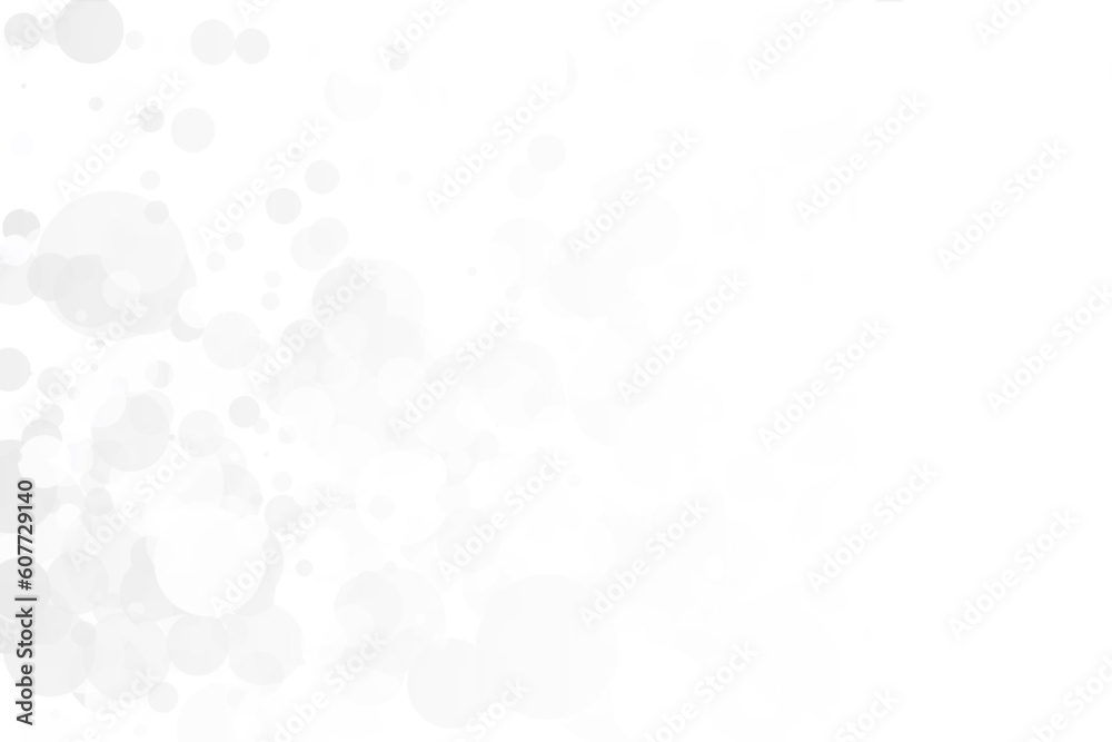 Light bokeh background. Simple gray backdrop. Vector illustration