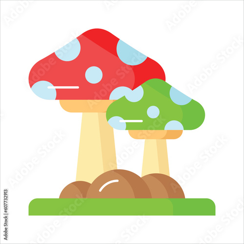 Have a look at this amazing icon of mushroom, oyster mushroom in modern style