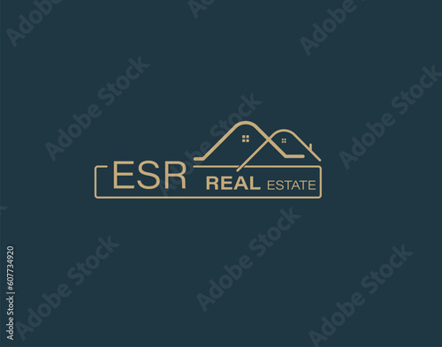 ESR Real Estate and Consultants Logo Design Vectors images. Luxury Real Estate Logo Design
