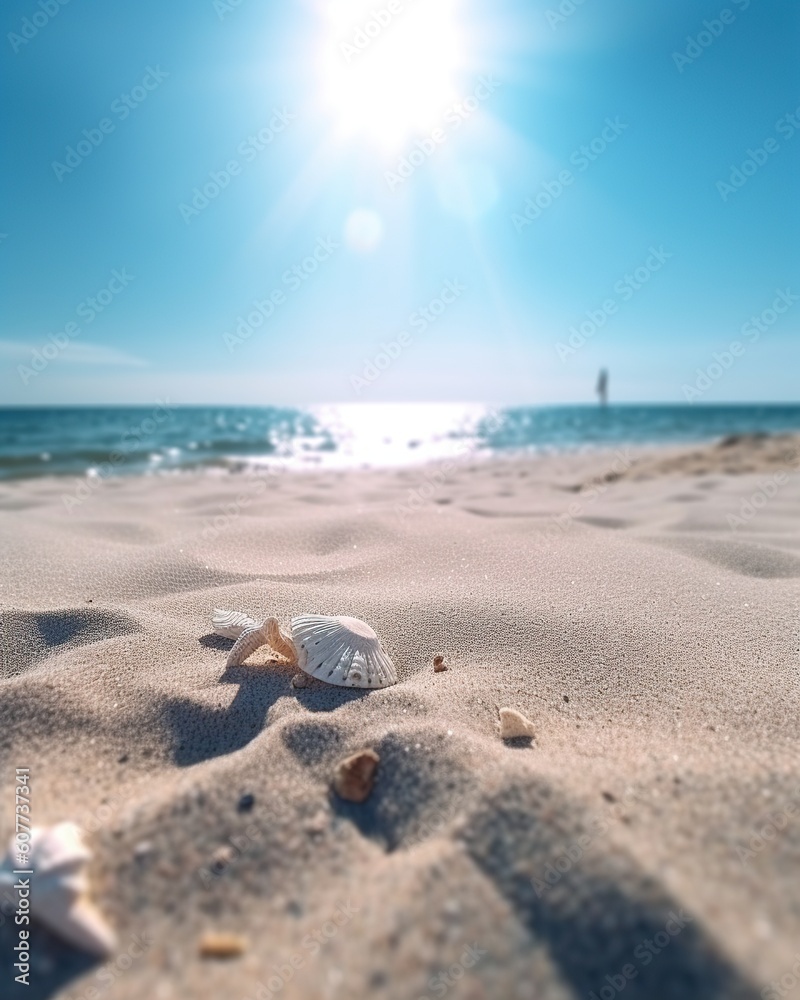 shell on the sea beach shell on the sea beach
