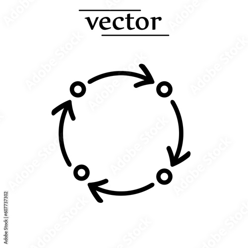 Methodology icon, vector illustration on white background..eps