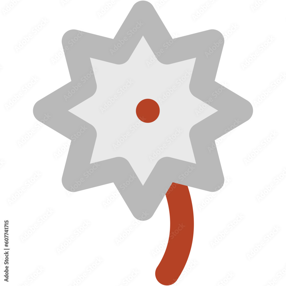 Leaves icon in bold line design Leaves icon in bold line design