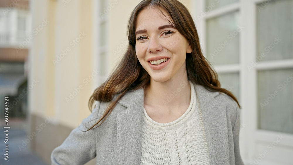 Young hispanic woman smiling confident at street Young hispanic woman smiling confident at street