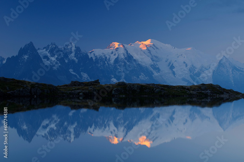 Mont Blanc reflection at sunrise
