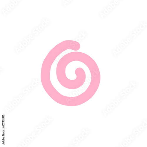 pink spiral lollipop