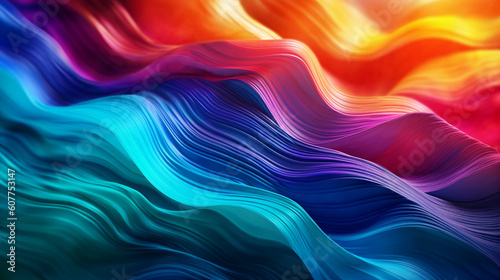 A colorful wave and textured background