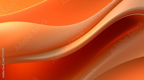 Orange abstract background, Generative Ai