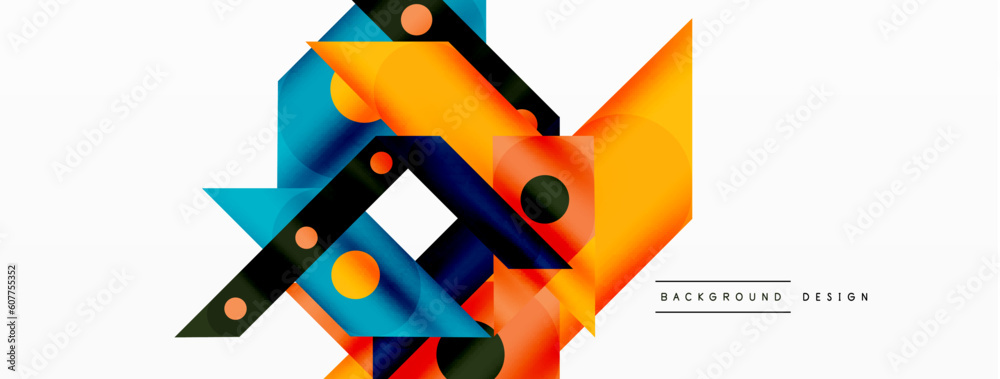 Bright colorful straight lines geometric abstract background. Trendy overlapping lines composition for wallpaper, banner, background or landing Bright colorful straight lines geometric abstract background. Trendy overlapping lines composition for wallpaper, banner, background or landing
