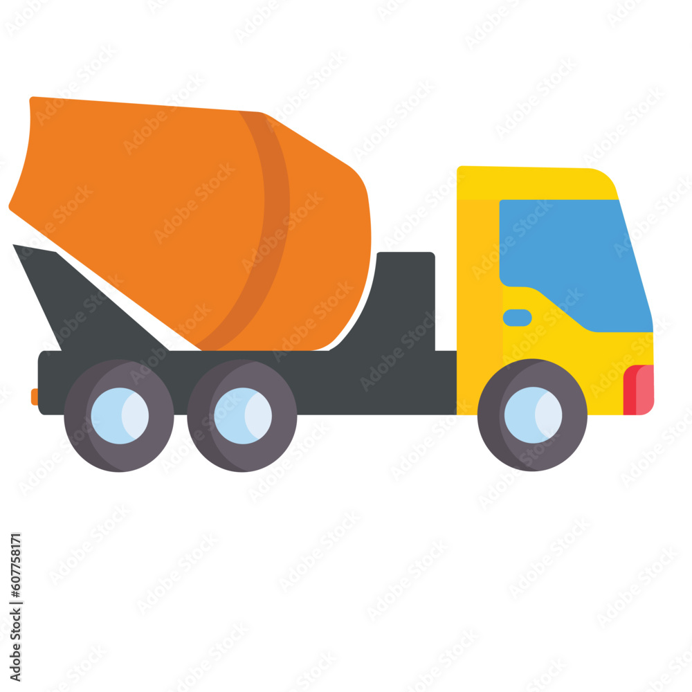 Naklejka premium dump truck