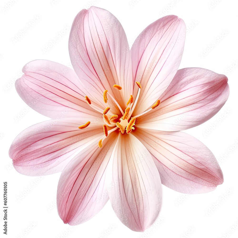 Naklejka premium flower cut out , transparent background, PNG ,Generative AI