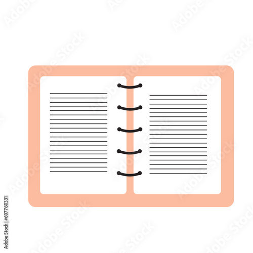 notebook and pencil