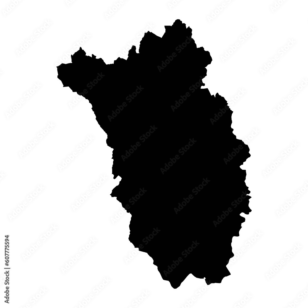 County Kilkenny map, administrative counties of Ireland. Vector illustration.