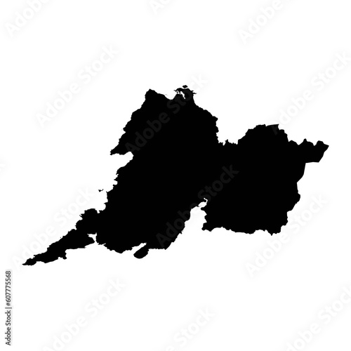 Photos County Clare map, administrative counties of Ireland