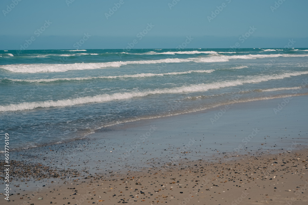 North sea shore landscape West Coast in Denmark. Nature, environmental conservation, ecotourism. North sea shore landscape West Coast in Denmark. Nature, environmental conservation, ecotourism.