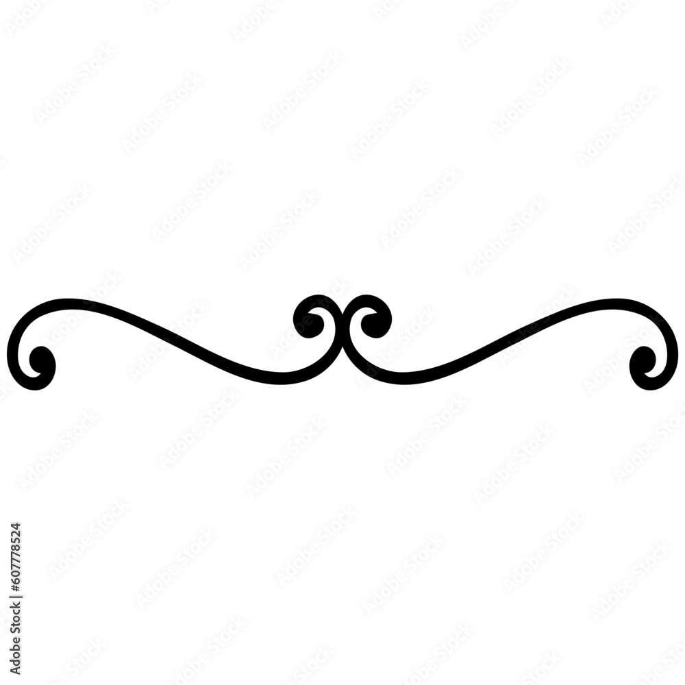 Decorative divider element Decorative divider element