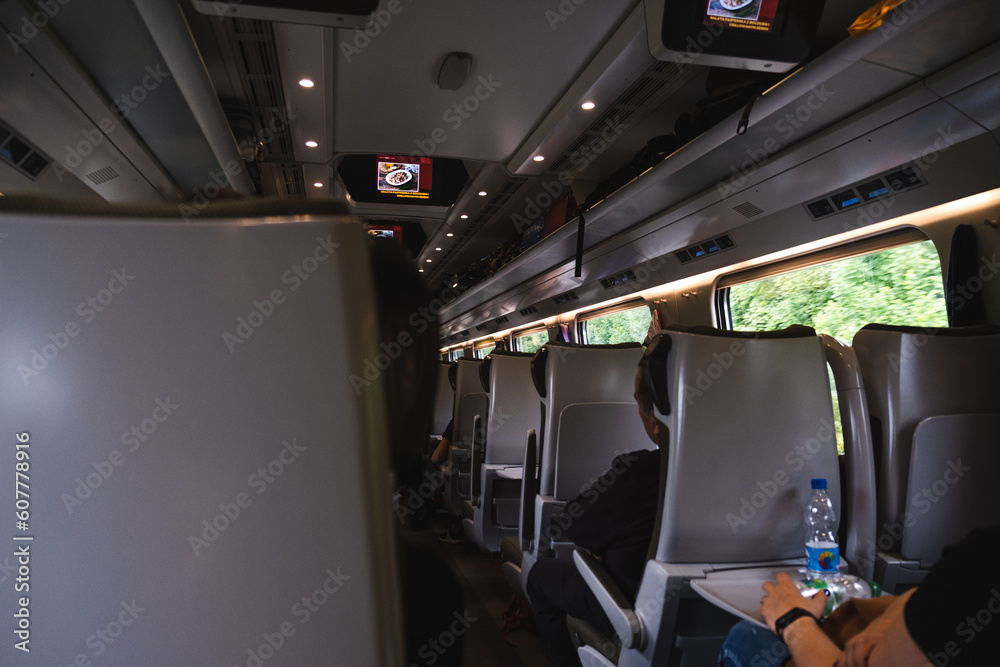 Fototapeta premium comfortable train journey