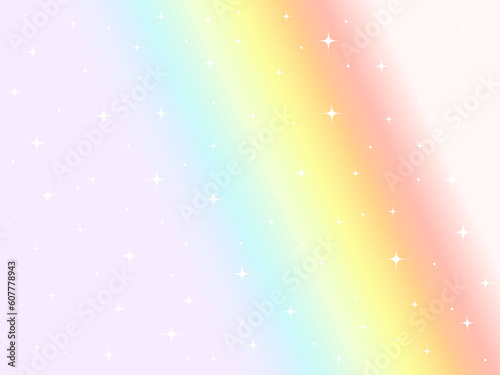 虹色のキラキラグラデーション背景 横位置