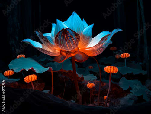 Elpis Flower - the spirit of Hope (Greek mythology) - AI generated photo